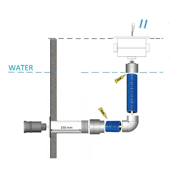 Seamaid Ecoproof tubular mini projector | RGB - Seamaid