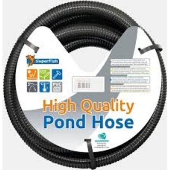 SuperFish  Gewapende vijverslang 32mm x 10m - SuperFish