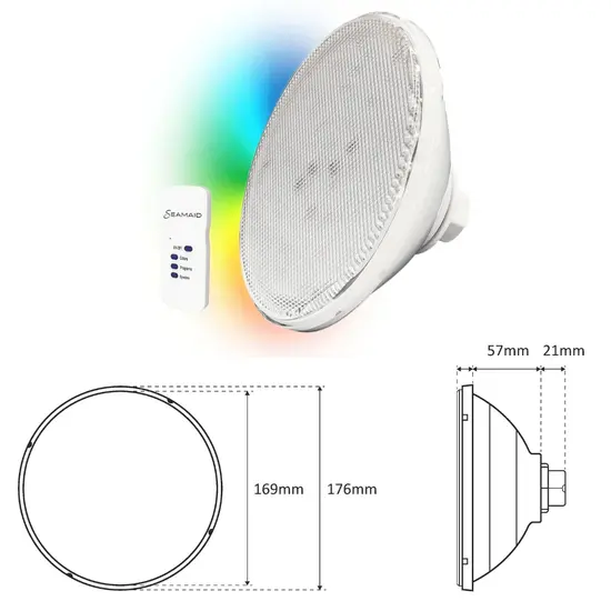 Seamaid Ecoproof vervangingslamp | LED | RGB - Seamaid