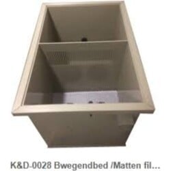 Bewegend bed filter met deksel (K&D-0028) - K&D