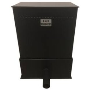 Trickle filter Mini vijver druppelfilter 63mm uitlaat zwart HDPE - K&D