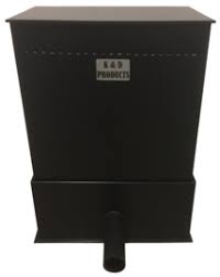 K&D Trickle filter Mini vijver druppelfilter 63mm uitlaat zwart HDPE - K&D afbeelding