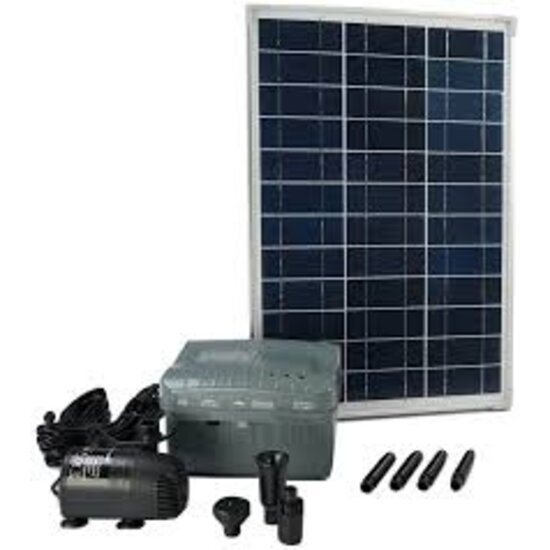 Ubbink SolarMax 1000 - Fonteinpomp op zonne-energie - met eigen accu - vijverpomp - Ubbink