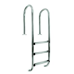 Zwembadtrap RVS 316 recht Plus 3-treden - Astralpool