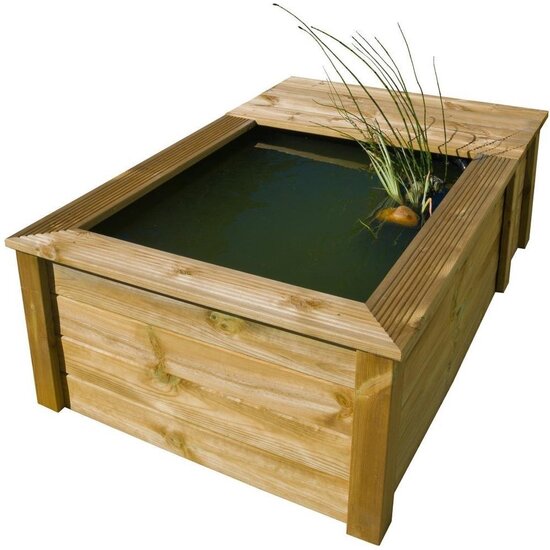 Ubbink Quadro wood III - Houten FSC frame met PVC folie en filterkast - Ubbink