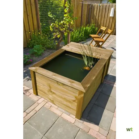 Ubbink Quadro wood III - Houten FSC frame met PVC folie en filterkast - Ubbink