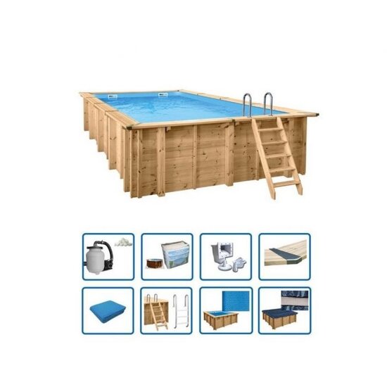 Interline  Bali rechthoek 7,90 × 4,00 m Deluxe pakket - Interline