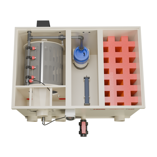 Aquaking Combi Joy Filter Red Label Incl. Filtermateriaal - Aquaking