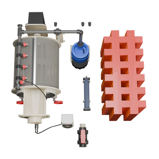 Aquaking Combi Joy Filter Red Label Incl. Filtermateriaal - Aquaking