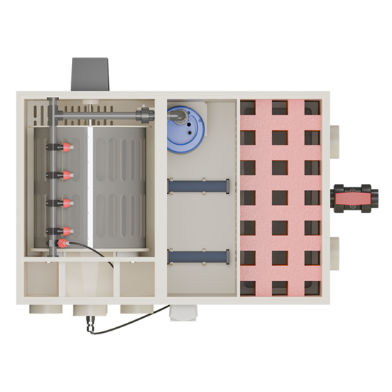 Aquaking Happy Combi Filter Red Label Incl. Filtermateriaal -  AquaKing