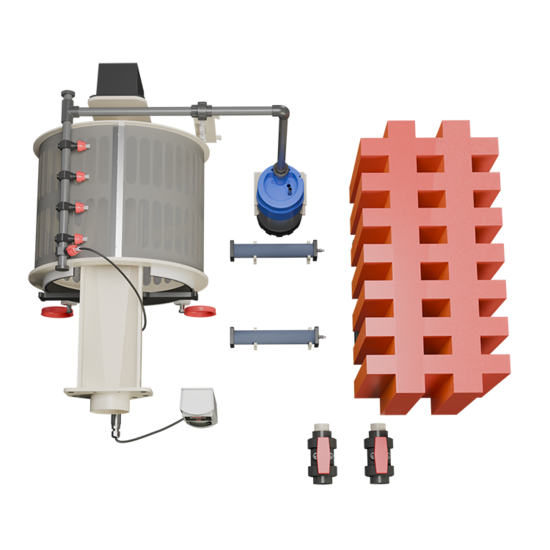 Aquaking Combi Smile Filter Red Label Excl. Filtermateriaal - Aquaking