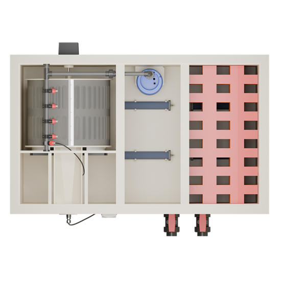 Aquaking Combi Smile Filter Red Label Excl. Filtermateriaal - Aquaking