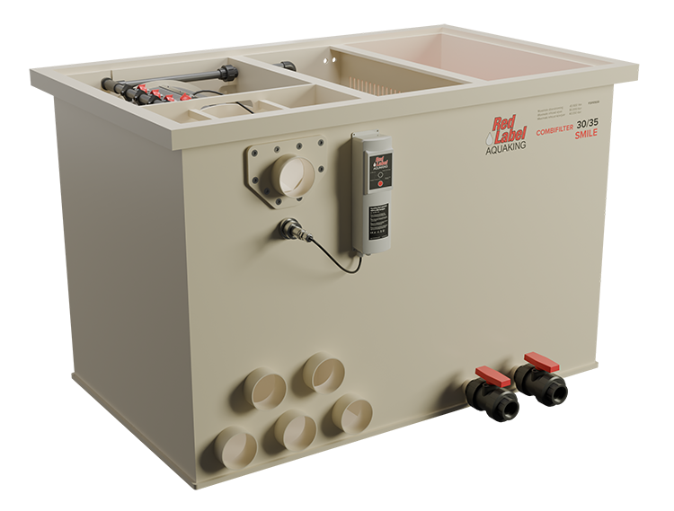 Aquaking Combi Smile Filter Red Label Incl. Filtermateriaal - Aquaking afbeelding