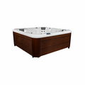 Wellness Tub Ultimate ECO Spa 001 - Energiezuinige en Luxe 5-Persoons Jacuzzi - Bruin