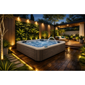 Wellness Tub Ultimate ECO Spa 001 - Energiezuinige en Luxe 5-Persoons Jacuzzi - Donkergrijs