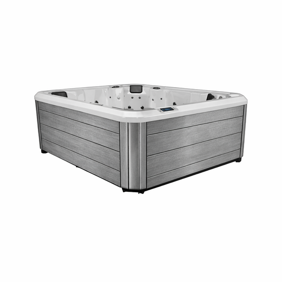 Wellness Tub Ultimate ECO Spa 001 Light Grey - 3-Persoons Jacuzzi - Wellness Tub