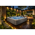 Wellness Tub Ultimate ECO Spa 001 - Energiezuinige en Luxe 5-Persoons Jacuzzi - Grijs