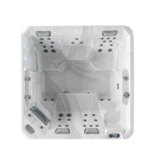 Wellness Tub Ultimate ECO Spa 002 - Energiezuinige en Luxe 6-Persoons Jacuzzi - Bruin