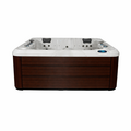 Wellness Tub Ultimate ECO Spa 002 - Energiezuinige en Luxe 6-Persoons Jacuzzi - Bruin