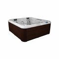 Wellness Tub Ultimate ECO Spa 002 - Energiezuinige en Luxe 6-Persoons Jacuzzi - Bruin