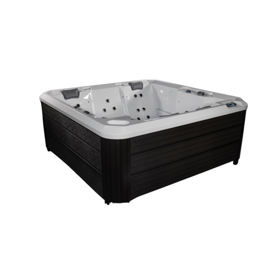 Wellness Tub Ultimate ECO Spa 003 - Energiezuinige en Luxe 6-Persoons Jacuzzi - Zwart