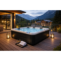 Wellness Tub Ultimate ECO Spa 003 - Energiezuinige en Luxe 6-Persoons Jacuzzi - Zwart