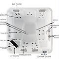 Wellness Tub Ultimate ECO Spa 004 Light Grey - 4-Persoons Jacuzzi - Wellness Tub