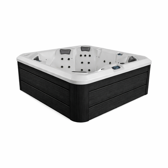 Wellness Tub Ultimate ECO Spa 004 - Energiezuinige en Luxe 6-Persoons Jacuzzi - Zwart