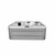 Wellness Tub Ultimate ECO Spa 004 Light Grey - 5-Persoons Jacuzzi - Wellness Tub