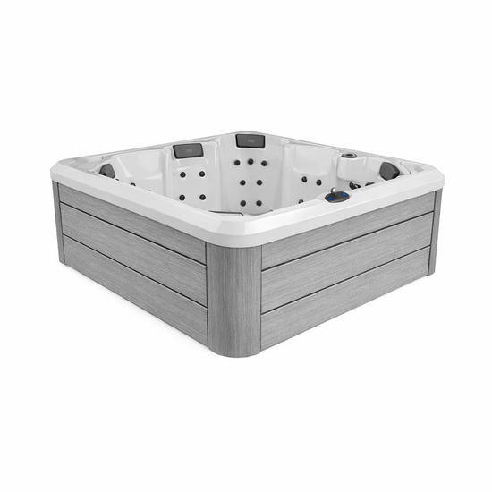 Wellness Tub Ultimate ECO Spa 004 - Energiezuinige en Luxe 6-Persoons Jacuzzi - Grijs