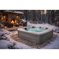 Wellness Tub Ultimate ECO Spa 004 - Energiezuinige en Luxe 6-Persoons Jacuzzi - Grijs