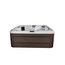 Wellness Tub Ultimate ECO Spa 004 - Energiezuinige en Luxe 6-Persoons Jacuzzi - Donkergrijs