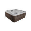 Wellness Tub Ultimate ECO Spa 004 - Energiezuinige en Luxe 6-Persoons Jacuzzi - Donkergrijs