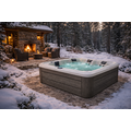 Wellness Tub Ultimate ECO Spa 004 - Energiezuinige en Luxe 6-Persoons Jacuzzi - Donkergrijs