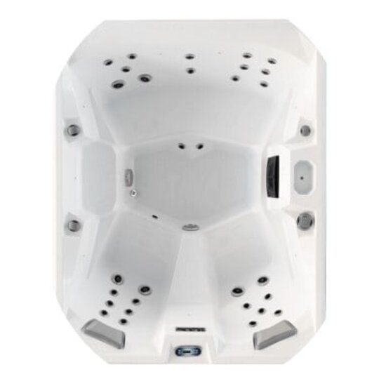 Wellness Tub Ultimate ECO Spa 005 - Energiezuinige en Luxe 7-Persoons Jacuzzi - Bruin