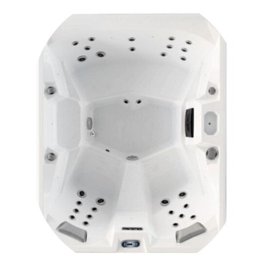 Wellness Tub Ultimate ECO Spa 005 Light Grey - 4-Persoons Jacuzzi - Wellness Tub