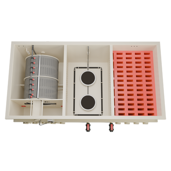 Aquaking Basic Combi 80/100 XXl Filter Red Label Excl. Filtermateriaal - Aquaking