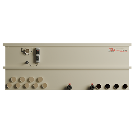 Aquaking Basic Combi 80/100 XXl Filter Red Label Incl. Filtermateriaal - Aquaking