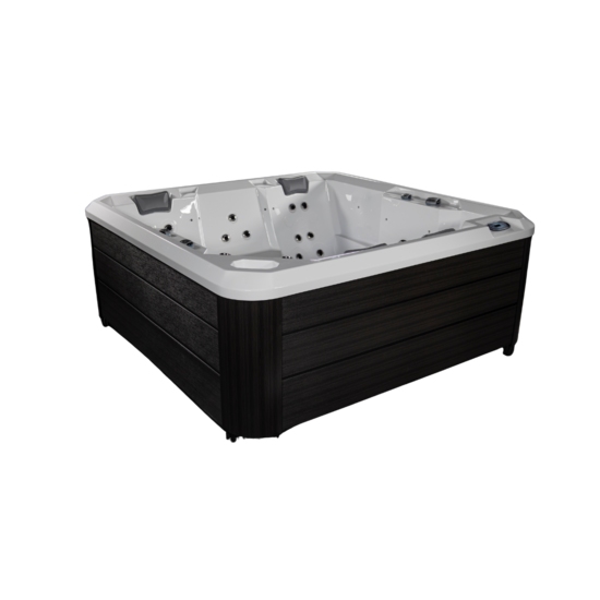 Wellness Tub Ultimate ECO Spa 005 - Energiezuinige en Luxe 7-Persoons Jacuzzi - Zwart