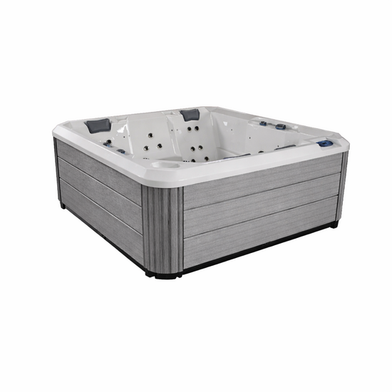 Wellness Tub Ultimate ECO Spa 005 - Energiezuinige en Luxe 7-Persoons Jacuzzi - Grijs
