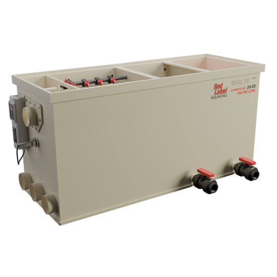 Aquaking Inline Combi 20/25 Low Filter Red Label Incl. Filtermateriaal - Aquaking
