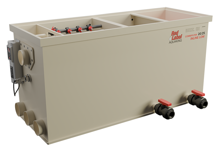 Aquaking Inline Combi 20/25 Low Filter Red Label Incl. Filtermateriaal - Aquaking afbeelding