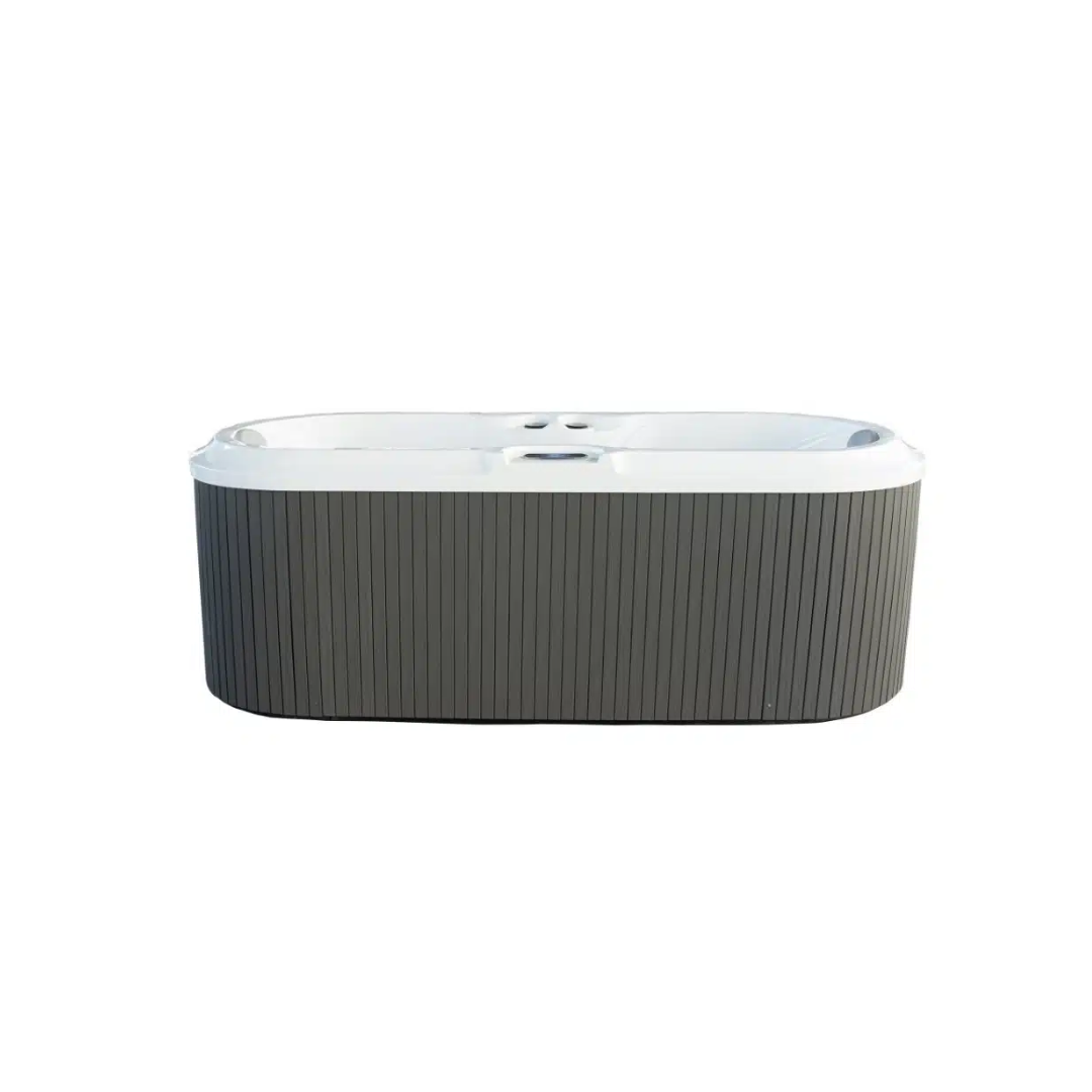 Wellness Tub Loveseat Spa – Luxe 2-persoons Wellness Tub Donkergrijs afbeelding