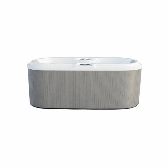 Wellness Tub Loveseat Spa – Luxe 2-persoons Grijs - Wellness Tub