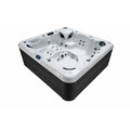 Wellness Tub Infinity Spa 001- Energiezuinige en Luxe 6-Persoons Jacuzzi - Zwart