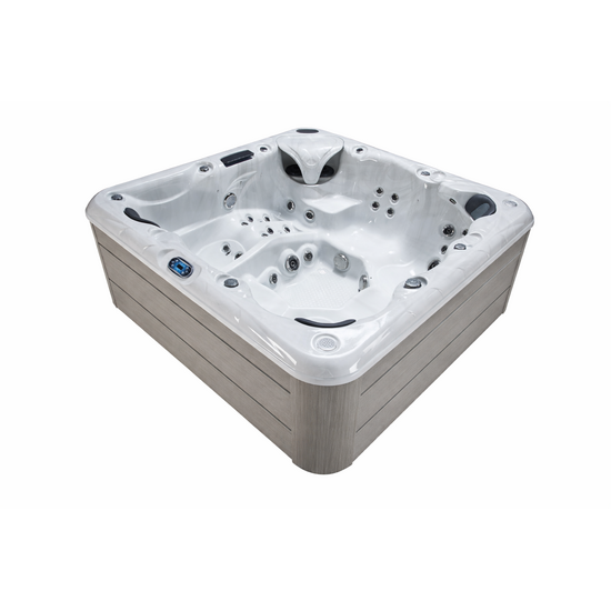 Wellness Tub Infinity Spa 001- Energiezuinige en Luxe 6-Persoons Jacuzzi - Grijs