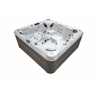 Infinity Spa 001 Teak - 6-Persoons Jacuzzi - Wellness Tub