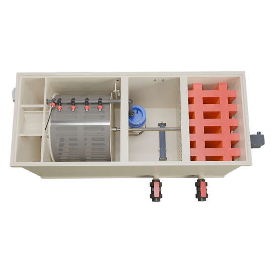 Aquaking Inline Combi 30/35 Low Filter Red Label Excl. Filtermateriaal - Aquaking