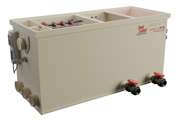 Aquaking Inline Combi 30/35 Low Filter Red Label Incl. Filtermateriaal - Aquaking afbeelding