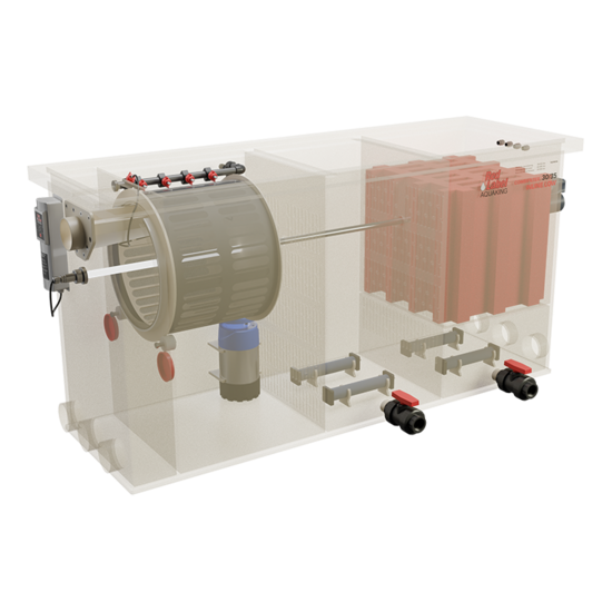 Aquaking Inline Combi 30/35 Filter Red Label Excl. Filtermateriaal - Aquaking